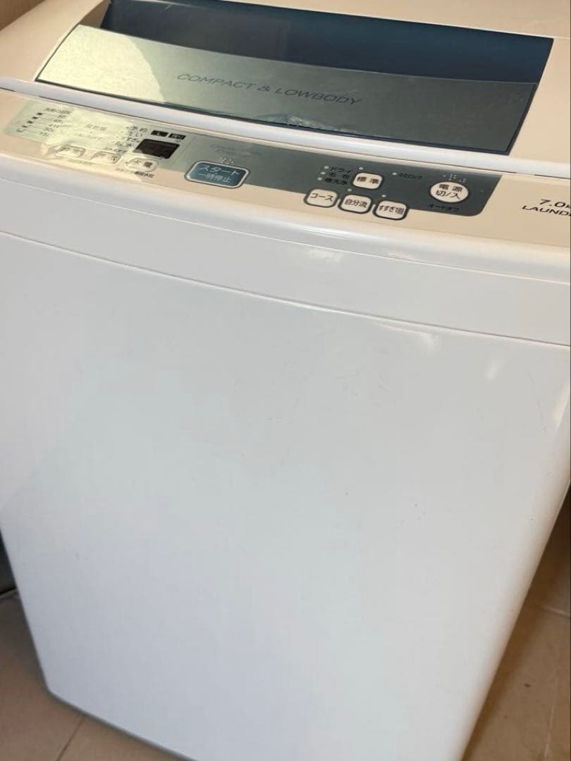 AQUA 7kg 全自動洗濯機 AQW-S70E 動作確認済 一人暮らし