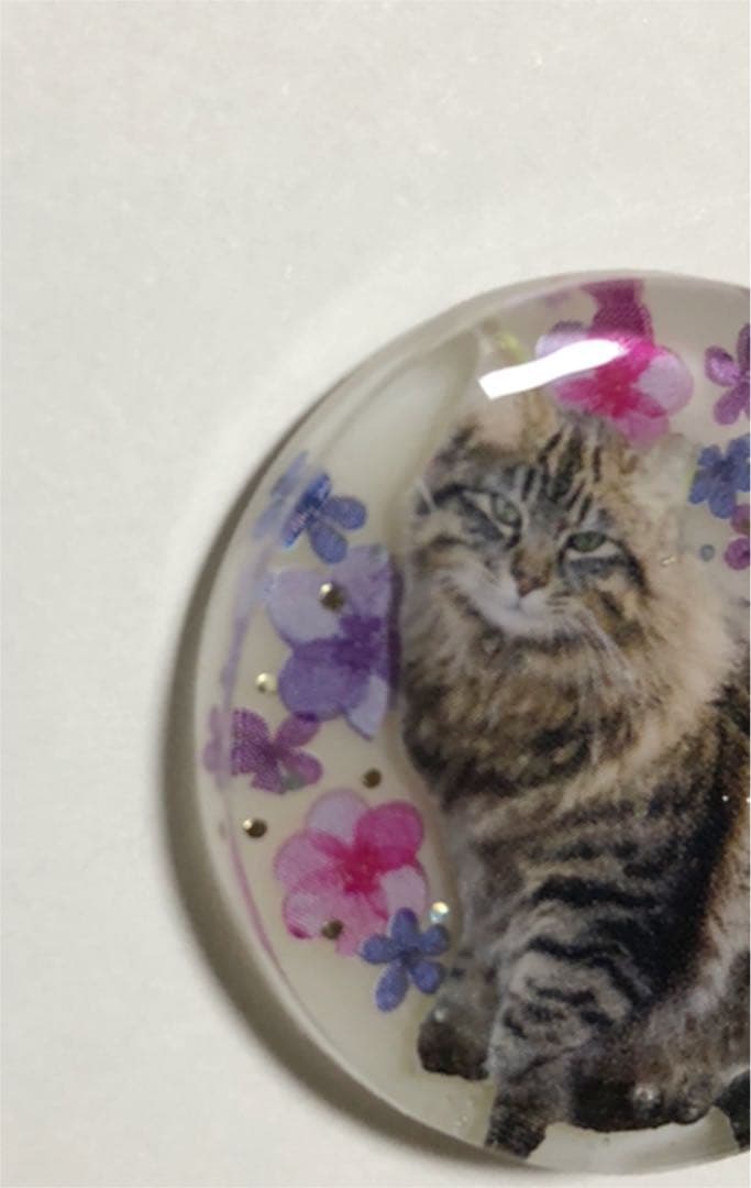 NO.153 レジンヘアゴム♡おすまし猫ちゃん
