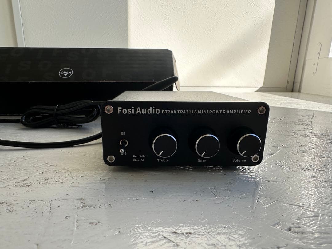 Fosi Audio BT20A Bluetooth 5.0 パワーアンプ