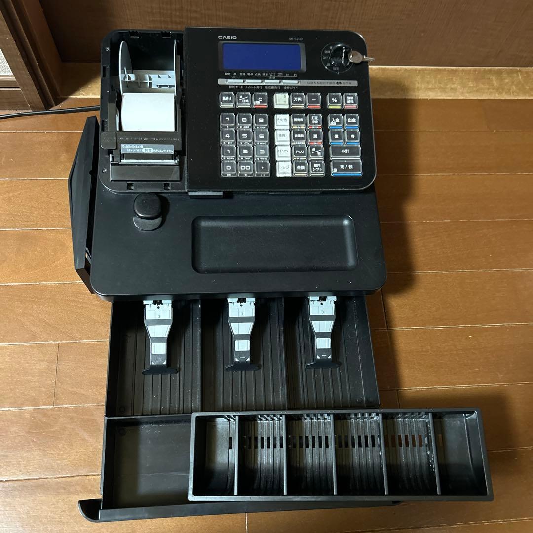 カシオ 電子レジスター SR-S200です。スマホ連携　Bluetooth対応
