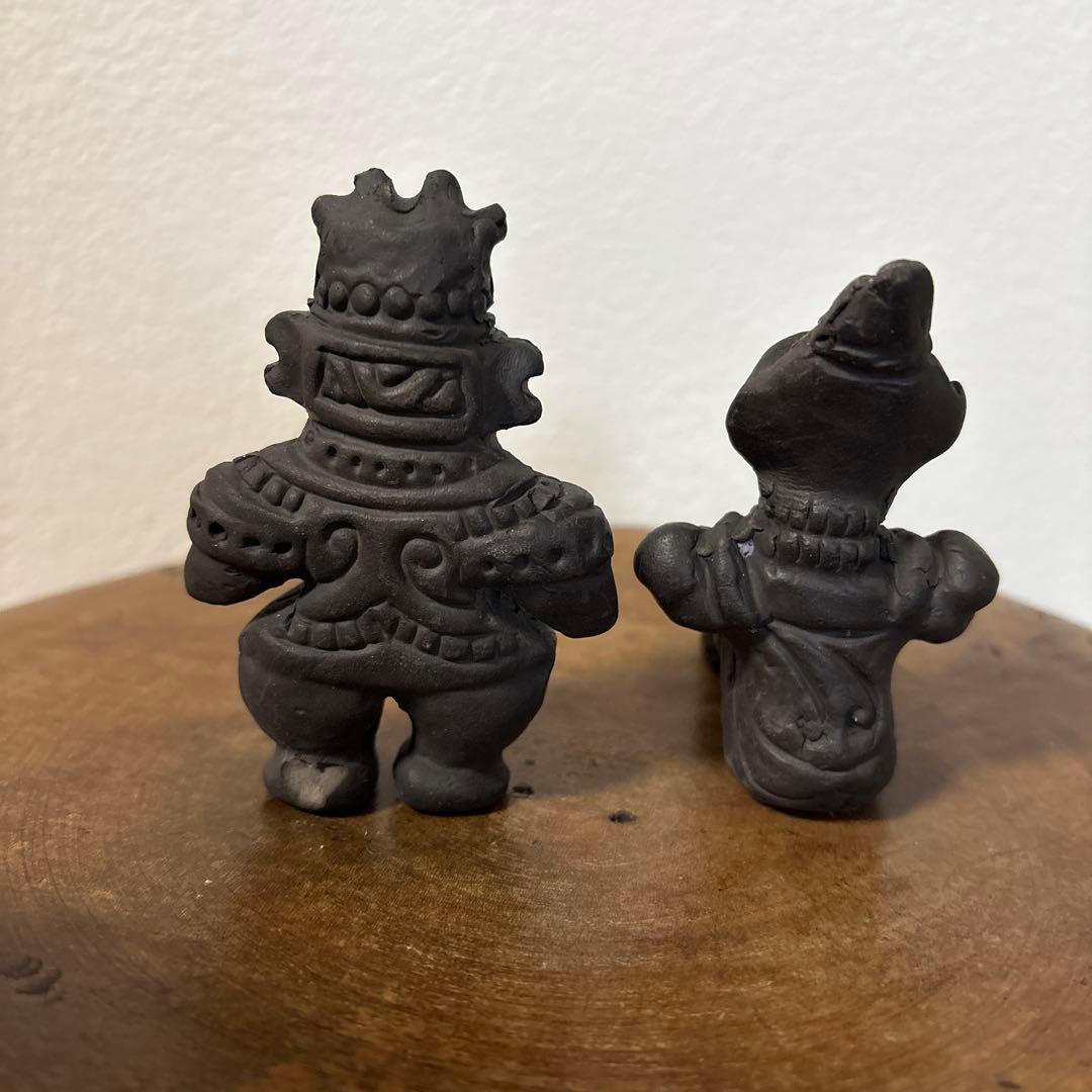 陶器の合掌土偶&遮光器土偶セット