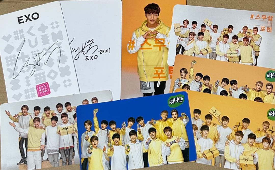 専用ページ　貴重　EXO レイ　张艺兴 トレカ　8枚セット