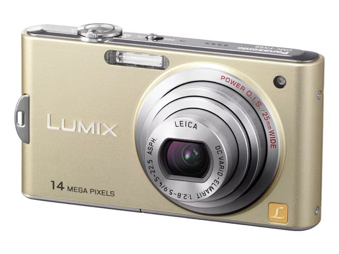 付属品完備 美品 Panasonic LUMIX DMC-FX66 ゴールド