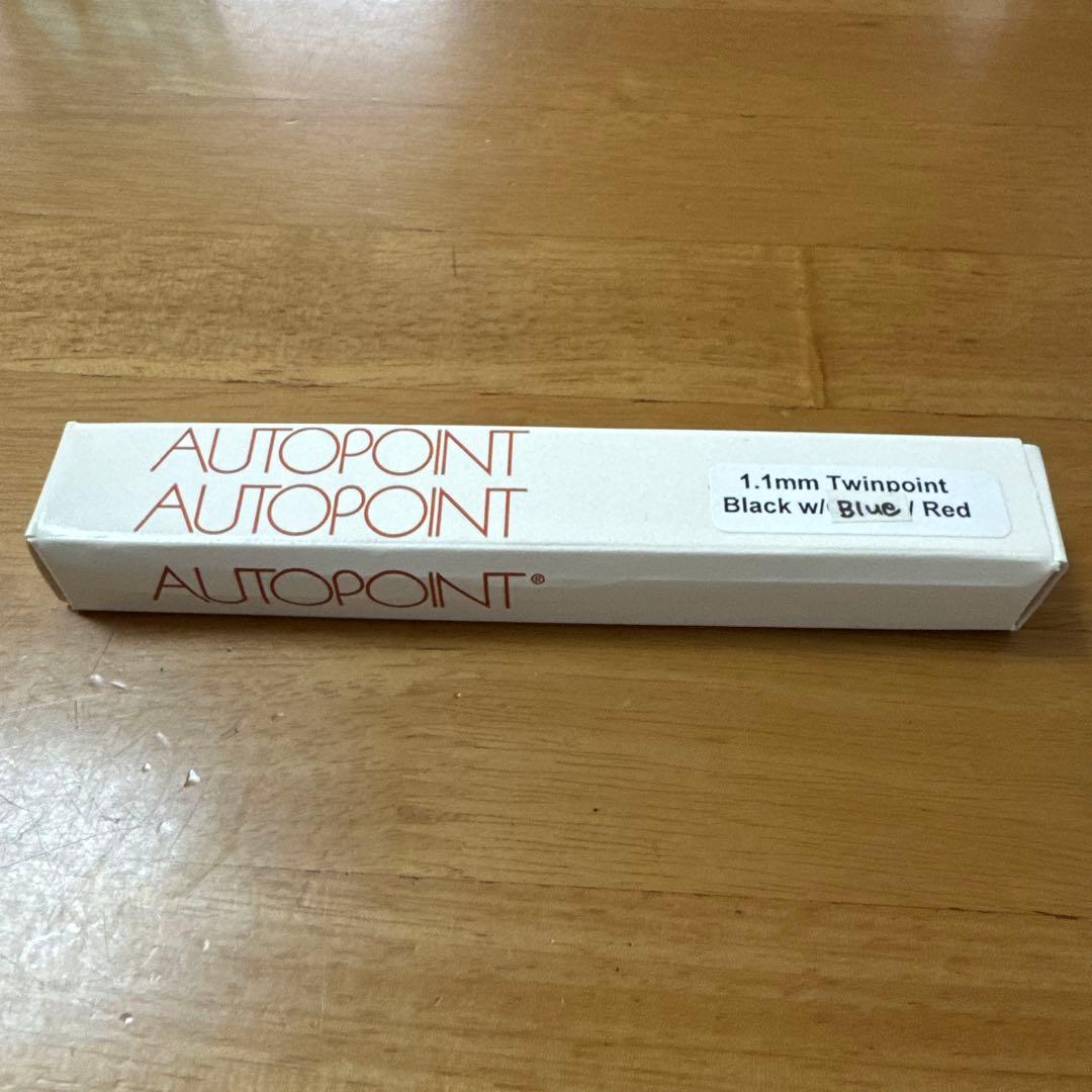 新品 廃盤 AUTOPOINT オートポイント 双頭式 シャープペンシル 2色