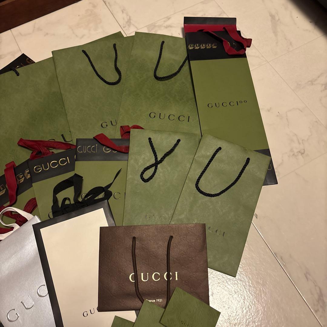 GUCCI グッチ 紙袋 ギフト袋 ギフトBOX 15点セット