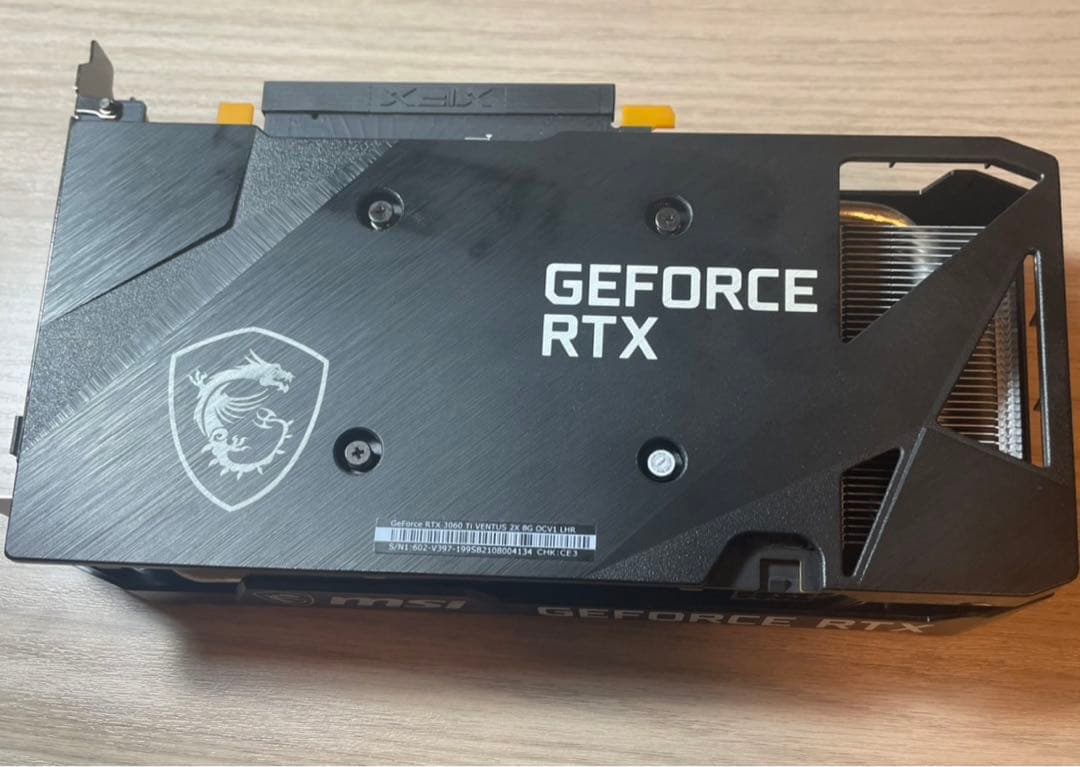 グラフィックボード・グラボ・ビデオカード msi RTX3060Ti VENTUS 8G LHR