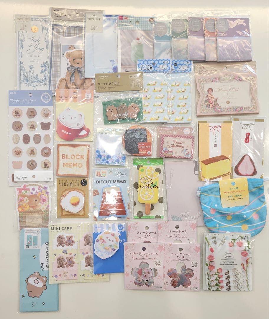 紙モノ　レターセット　便箋　シール　マスキングテープ　など　まとめ売り
