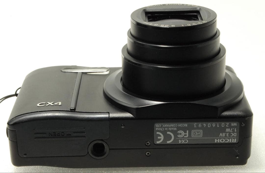 RICOH CX4 ❤️スマホ転送 ブラック 動作確認済 リコー カメラ