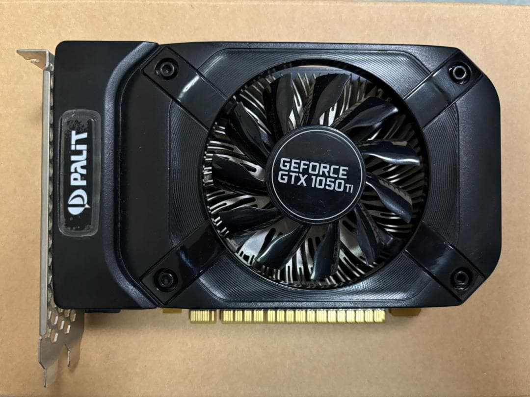 PALIT GeForce GTX 1050 Ti 4GB 動作問題なし