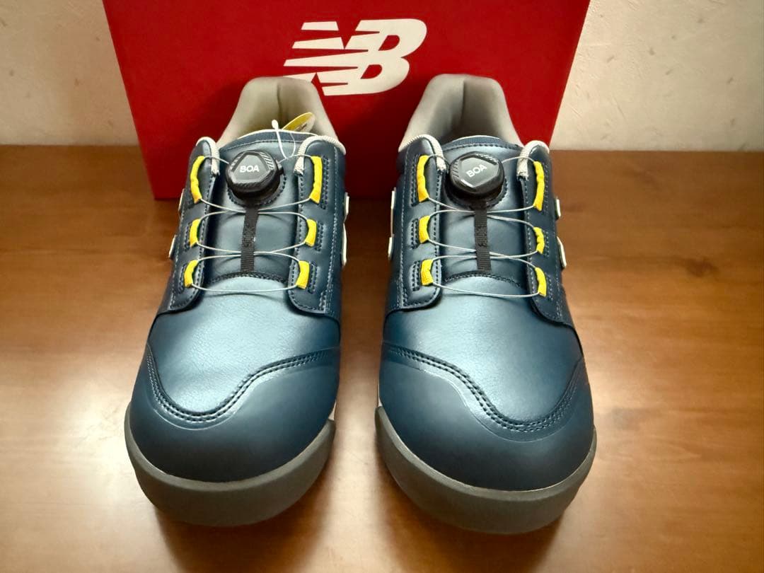 New Balance 安全靴ボストン BOA ネイビー/イエロー