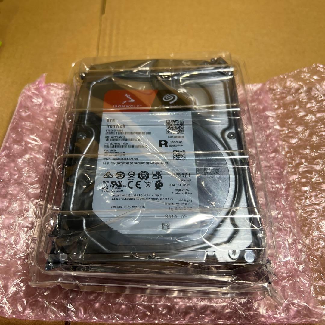 Seagate 内蔵 HDD ハードディスク 8TB ST8000VN002