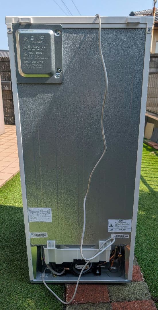 ハイアール2ドア冷蔵庫　121Ｌ　jr−nf121c（W）引取可能　2025年製