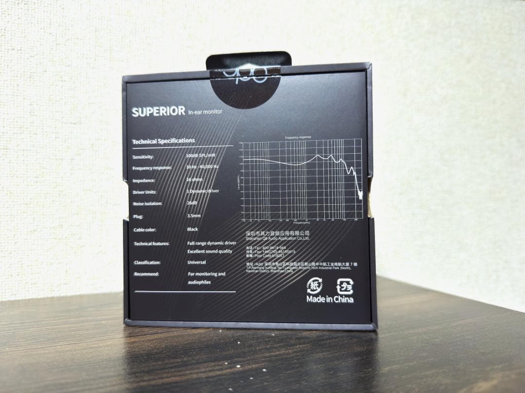 【付属品完備】qdc SUPERIOR Vermilion Red