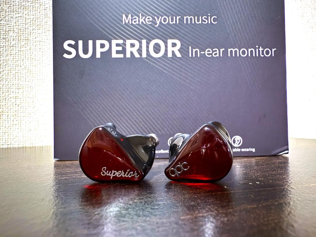 【付属品完備】qdc SUPERIOR Vermilion Red