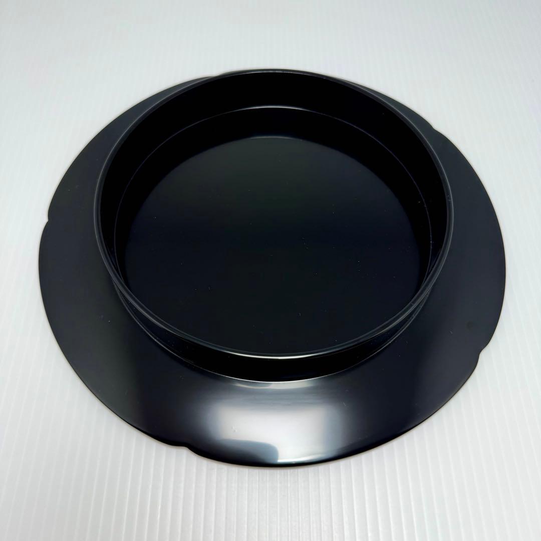 新品 輪島塗 菓子器 喰籠 銘々皿 丸皿 木箱付 漆 漆器 伝統工芸 輪島漆器
