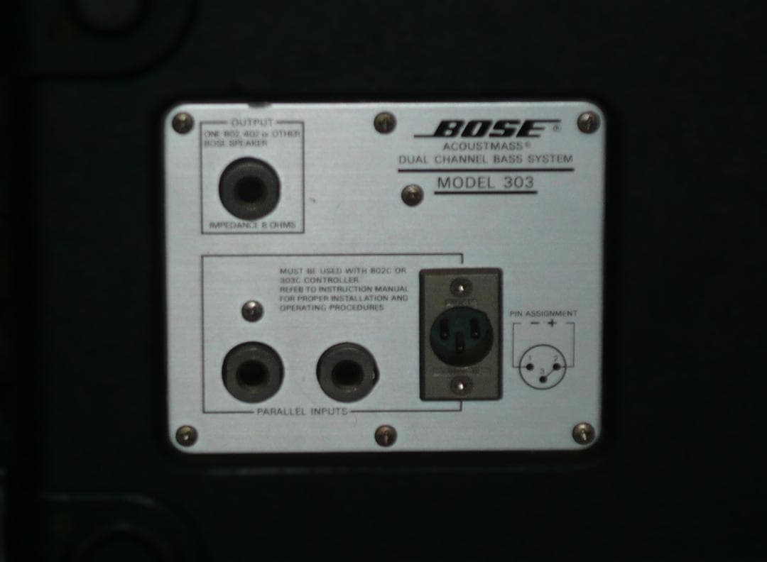 BOSE 303 DUAL CHANNEL BASS SYSTEM ウーハー