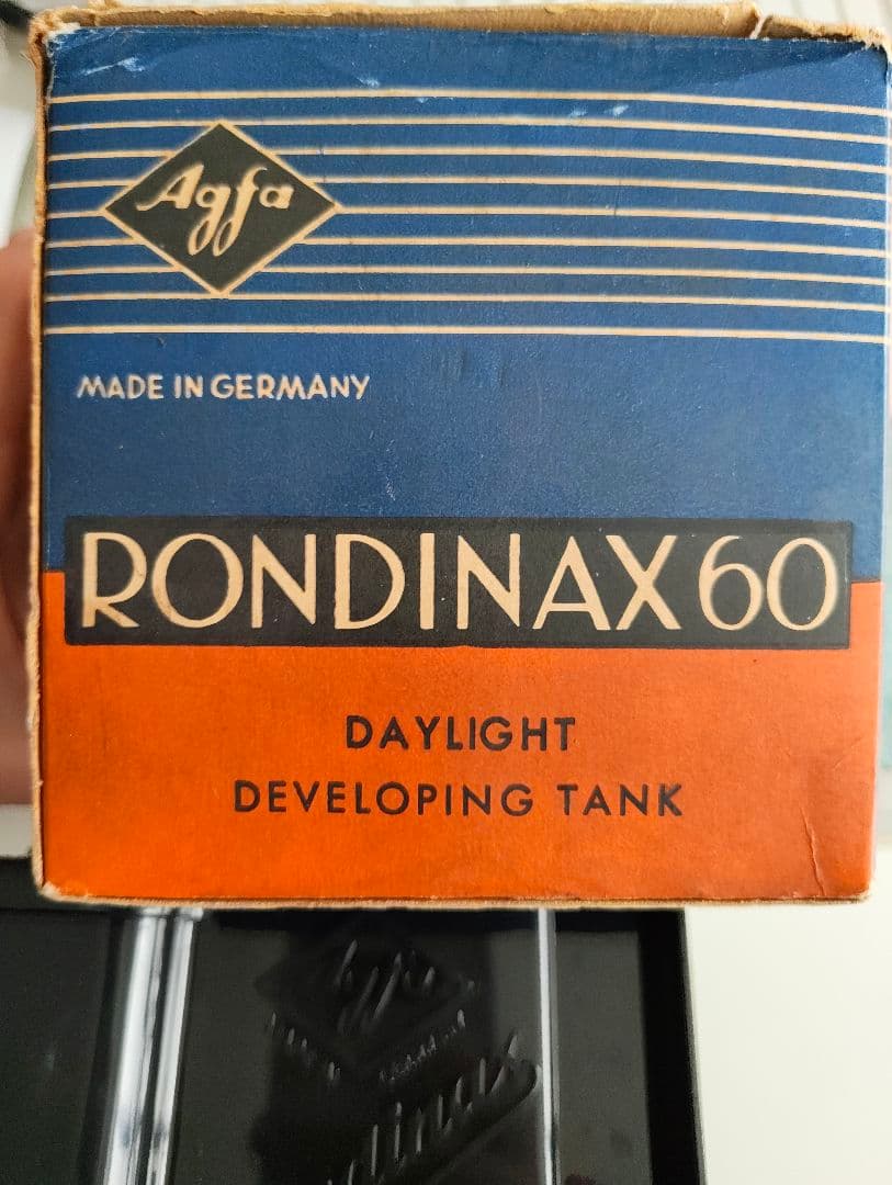 Agfa Rondinax 60 デイライト フィルム現像タンク　箱・説明書付き