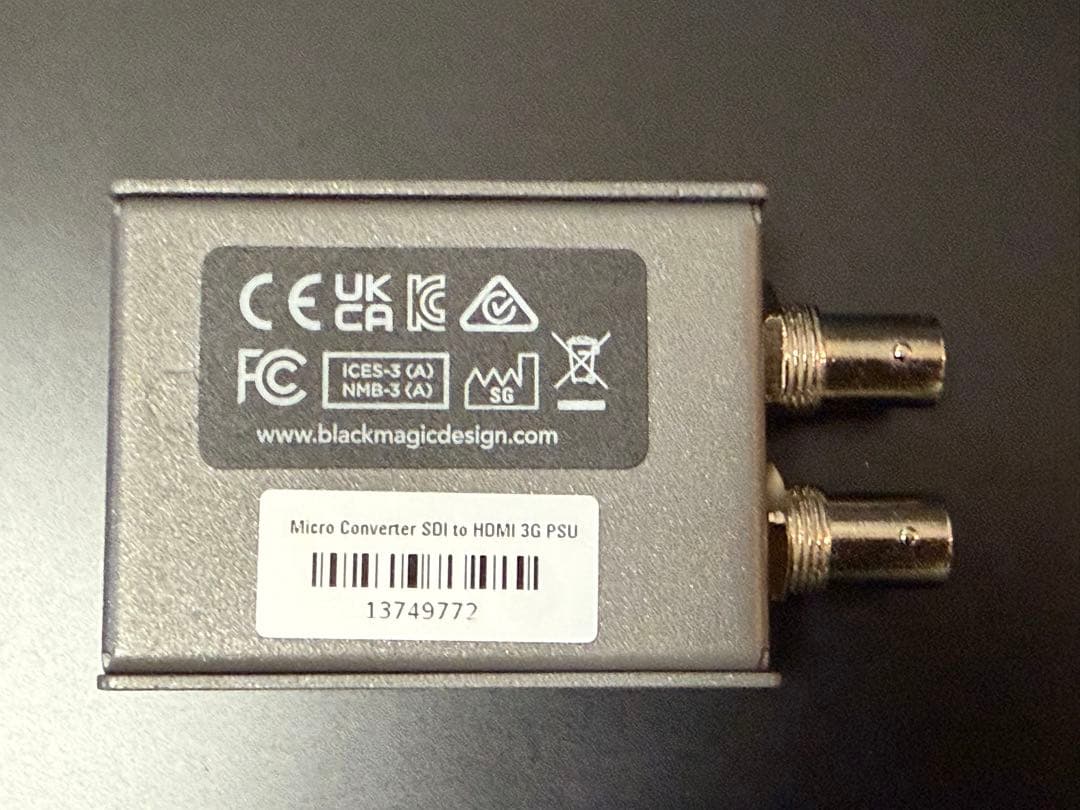 美品 ブラックマジック マイクロコンバーター SDI to HDMI 3G