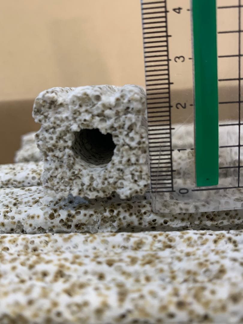 100本多孔質セラミック製水槽池用濾過材海水魚　水草　メダカ　金魚錦鯉水質浄化