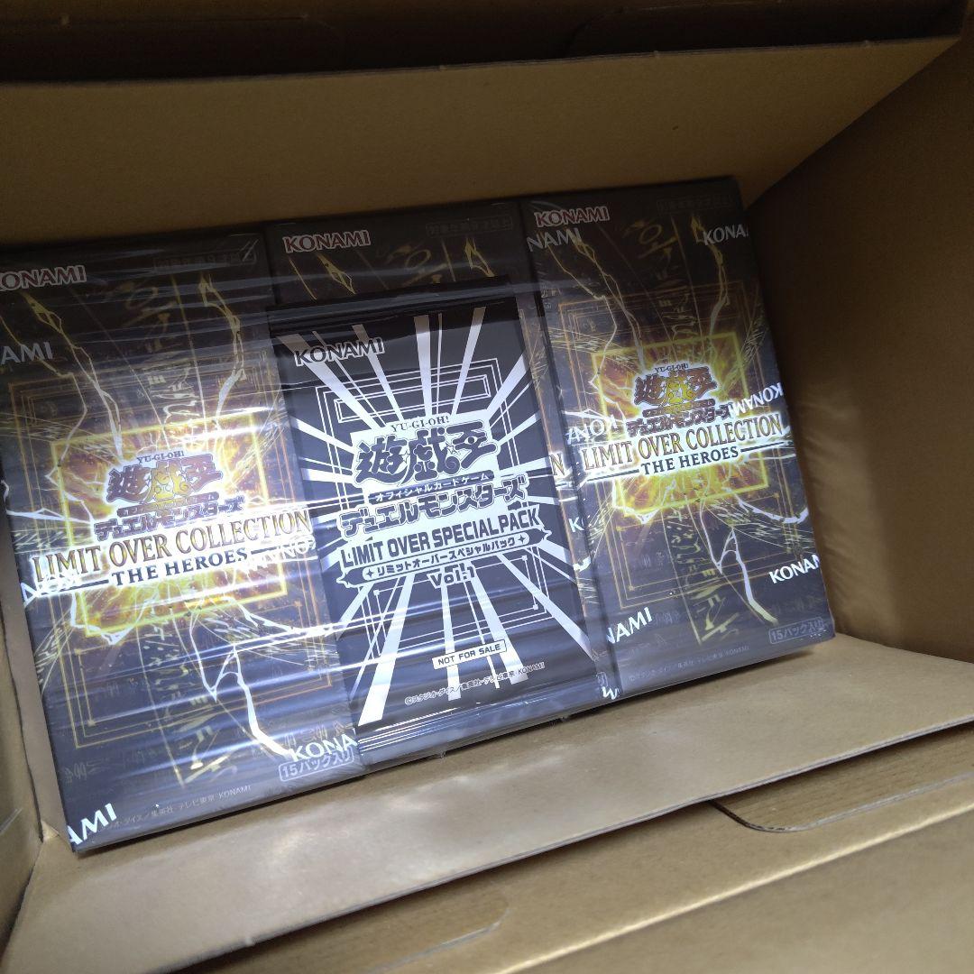 遊戯王 LIMIT OVER COLLECTION ヒーローズ　3BOX