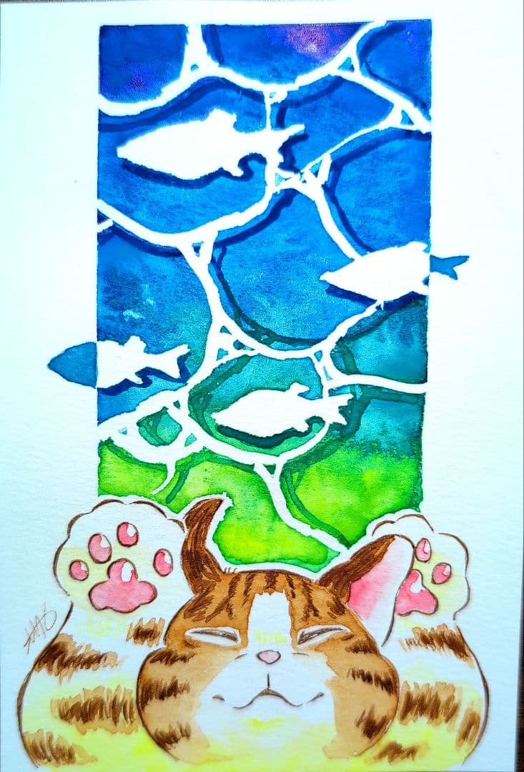 けいさま　原画　水彩　夏の夢　その他おまとめ