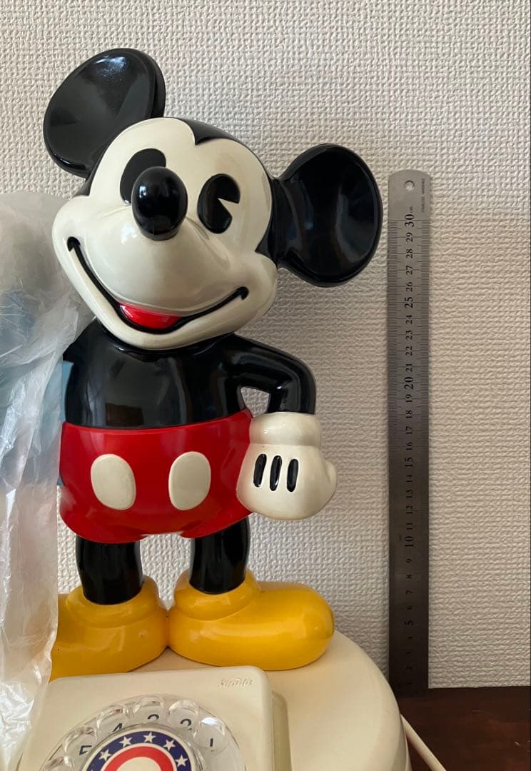 昭和レトロ　ミッキーマウス電話機（DK641 A1）　日本電信電話公社型式認定品