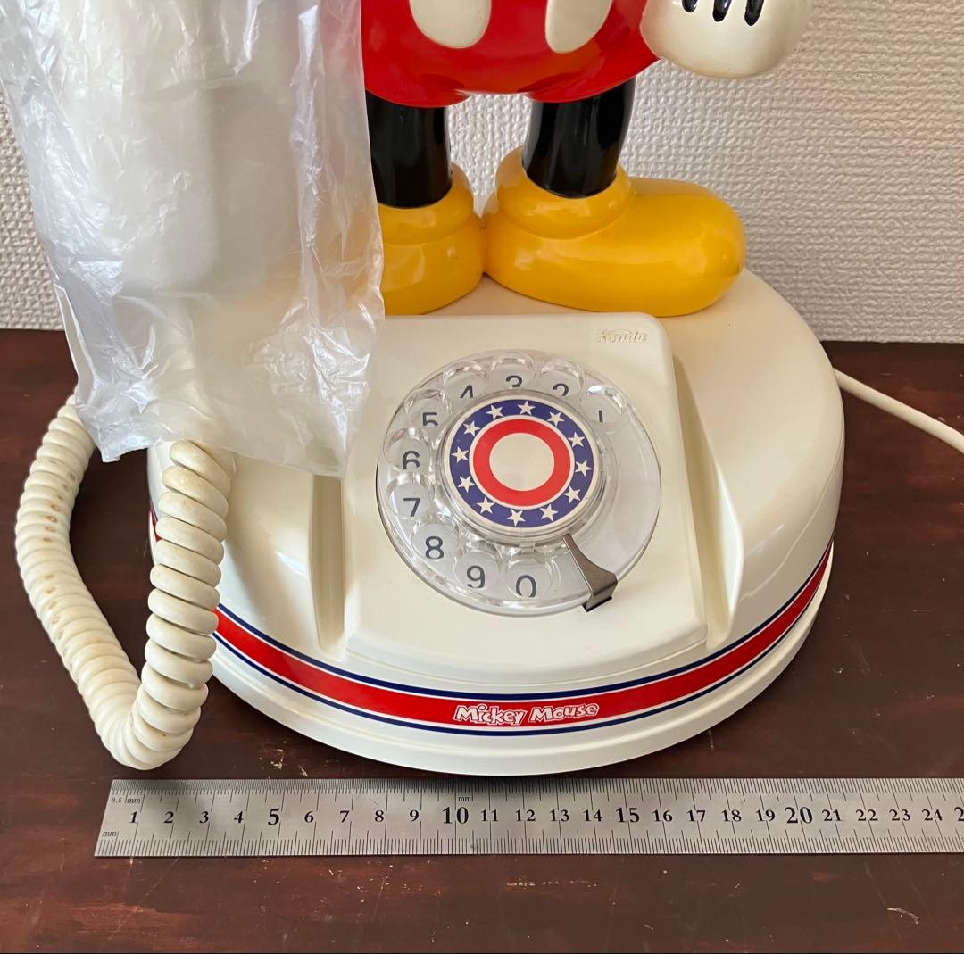 昭和レトロ　ミッキーマウス電話機（DK641 A1）　日本電信電話公社型式認定品