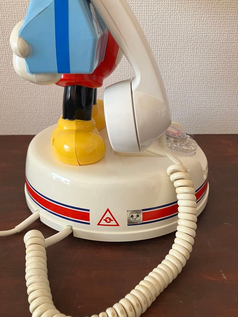 昭和レトロ　ミッキーマウス電話機（DK641 A1）　日本電信電話公社型式認定品