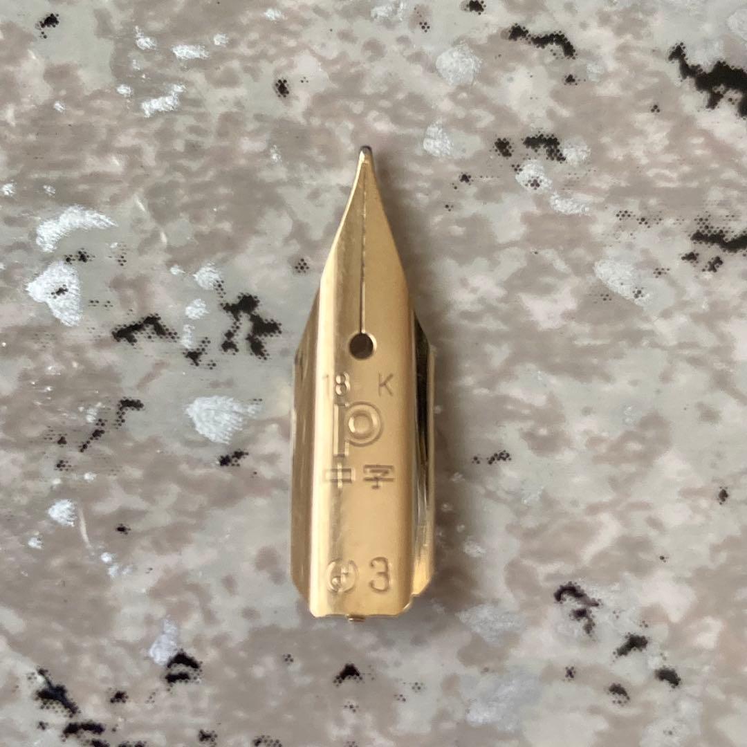 #224 未使用品 万年筆 プラチナ ポケット ショート18k