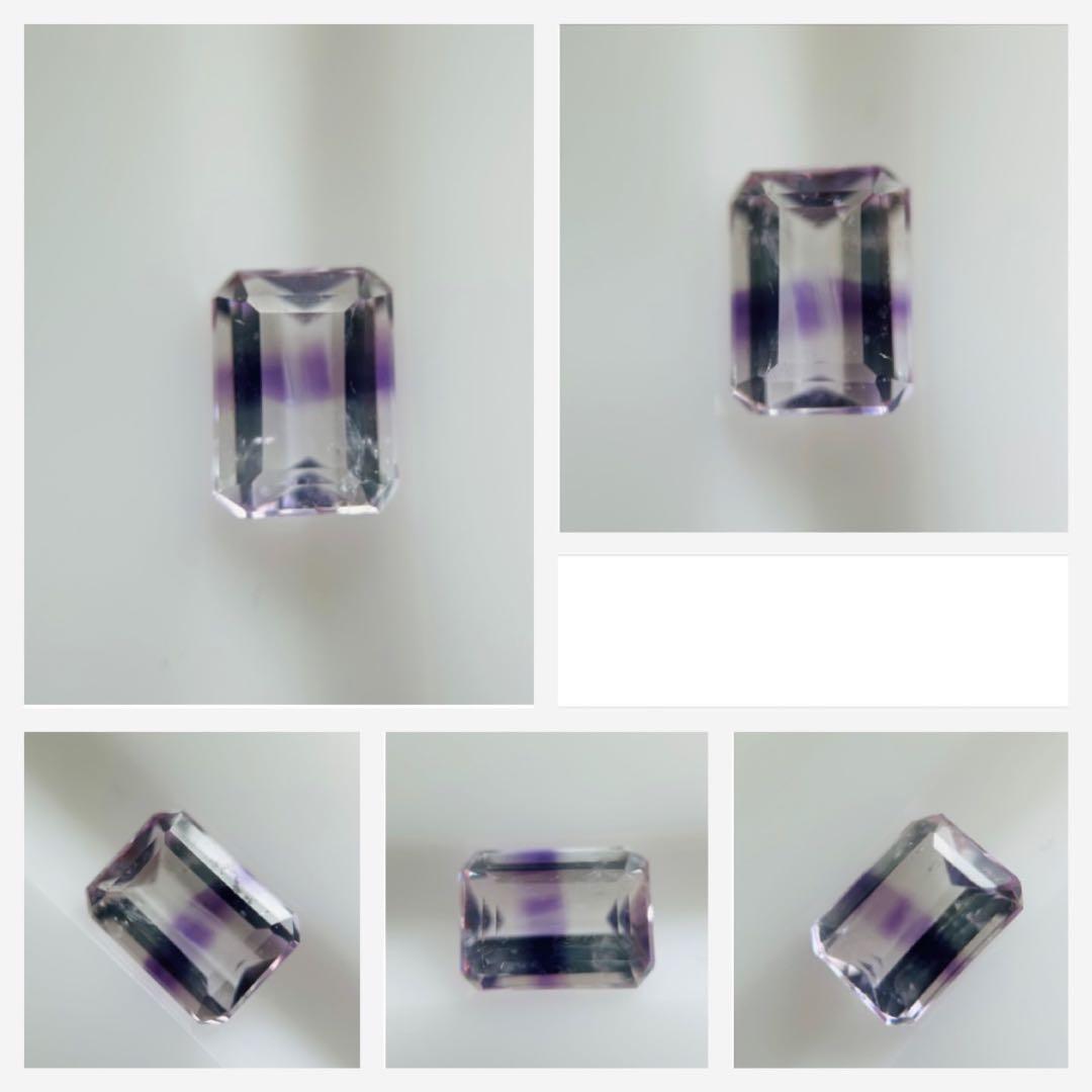 (M0309-7)  『スーパーセブン』天然バイカラークォーツ　1.632ct