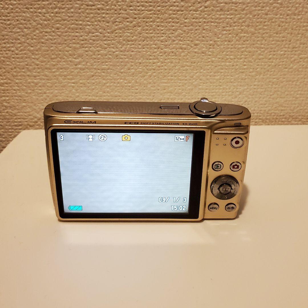 カシオ/CASIO/EXILIM/EXZ400/コンデジ/ゴールド/カメラ