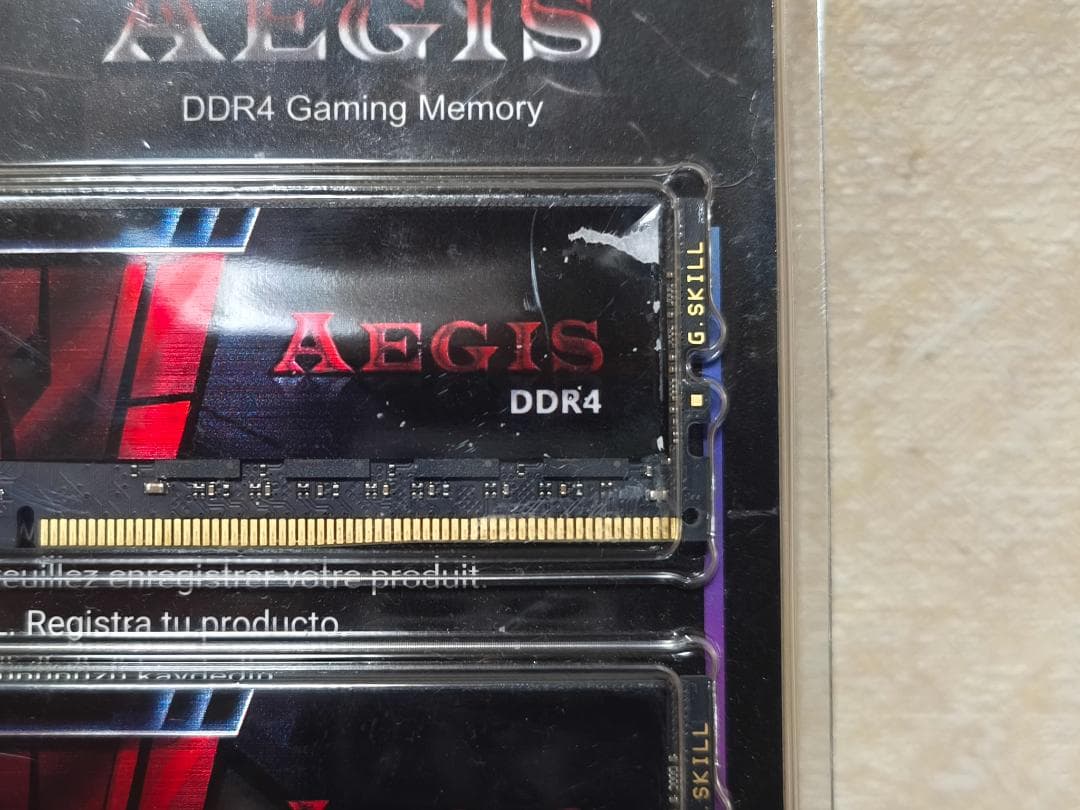 G.SKILL AEGIS DDR4 メモリ 16GB(8GB×2)