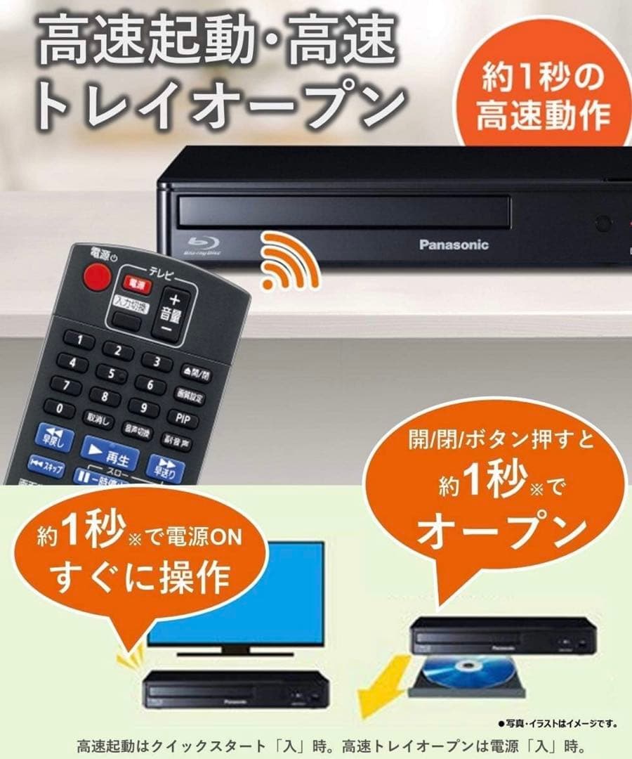 Panasonic ブルーレイ・DVDプレーヤー DMP-BD90