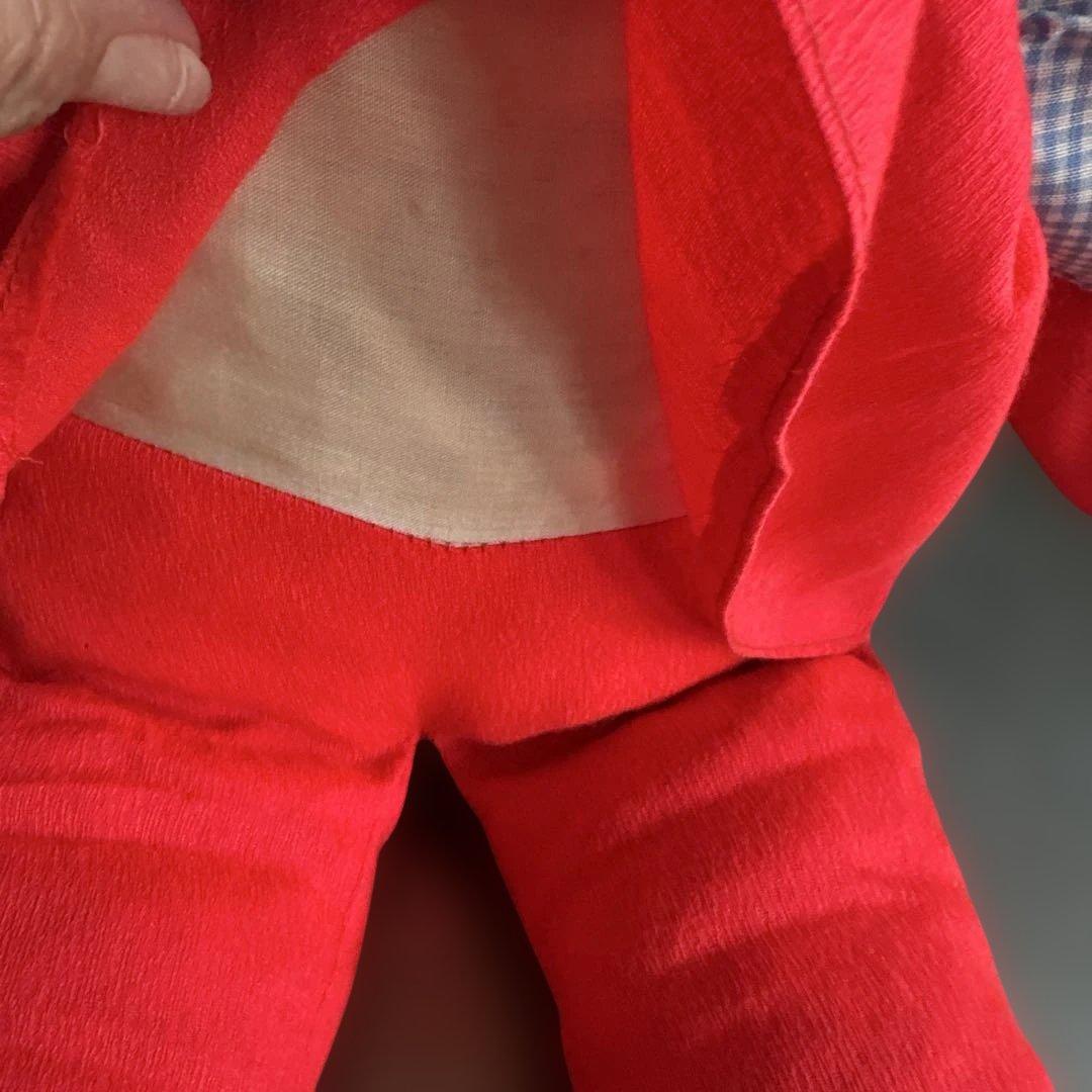 瞬間的お値下げ‼️蔵出し　ヴィンテージ　赤い服の可愛い人形