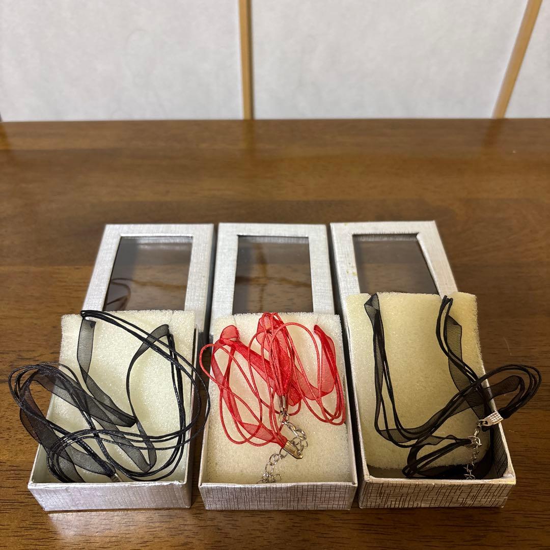 フランス パリ 20年前 購入 ハンドメイド ガラス ペンダント 3点 希少