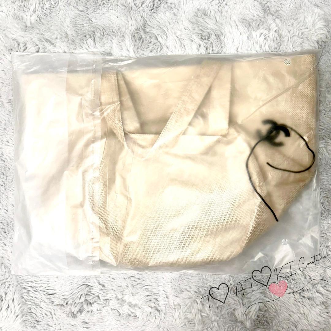 早い者勝ち❤CHANEL❤ 非売品 リネントート バッグ 麻 チャーム付