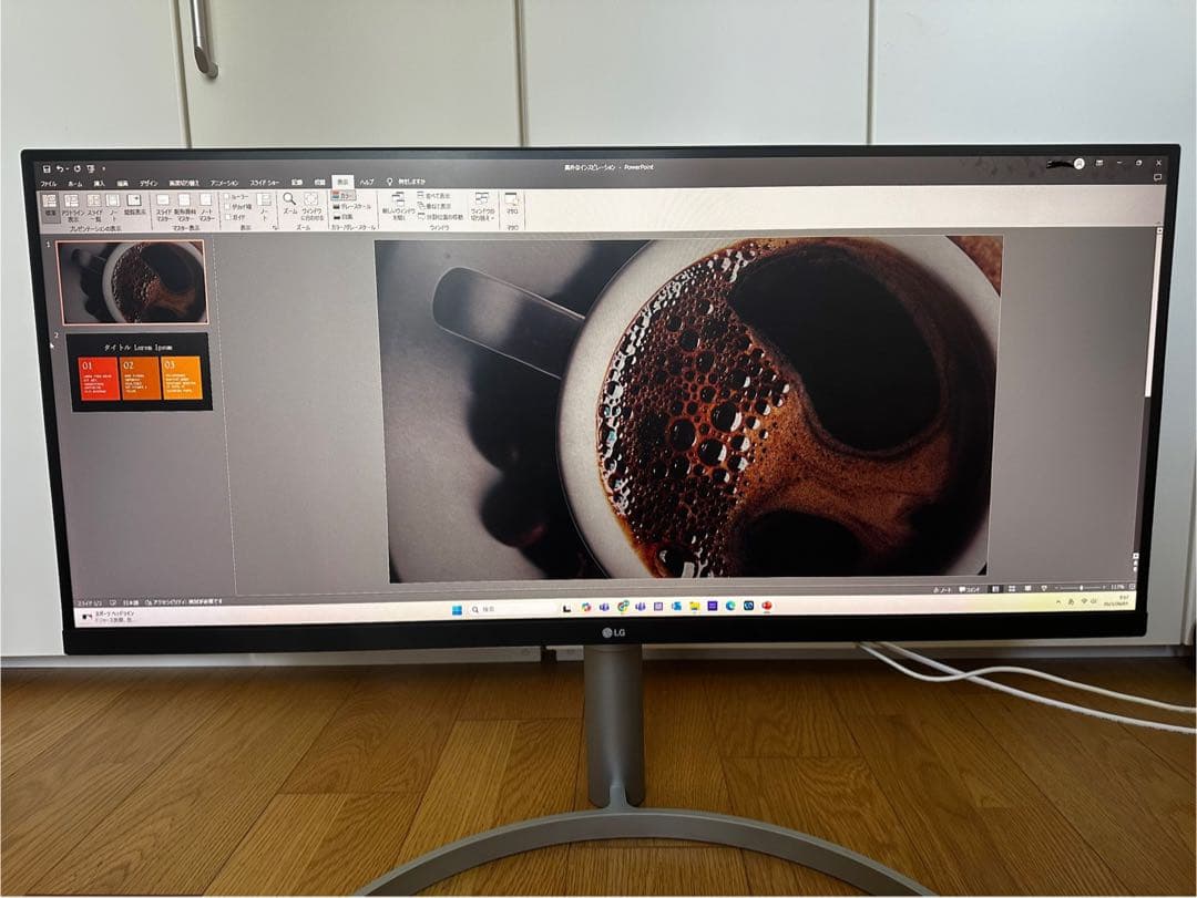 LG モニター 34型 21:9ウルトラワイド34WN650-W