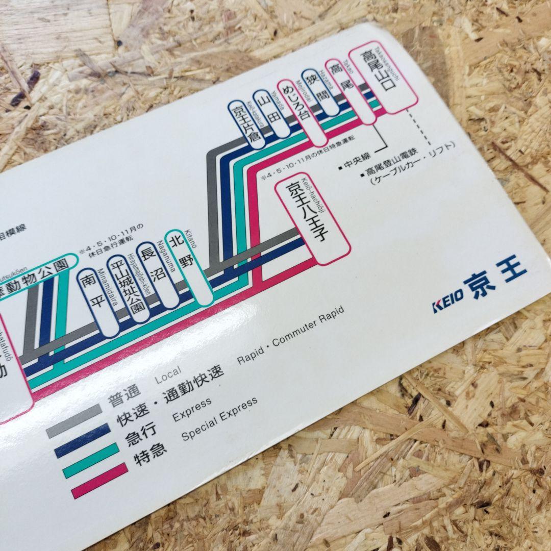 停車駅のご案内　KEIO RAILWAY MAP 京王線 井の頭線　路線図