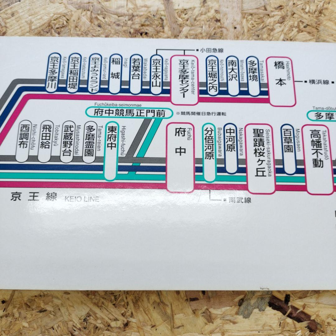 停車駅のご案内　KEIO RAILWAY MAP 京王線 井の頭線　路線図