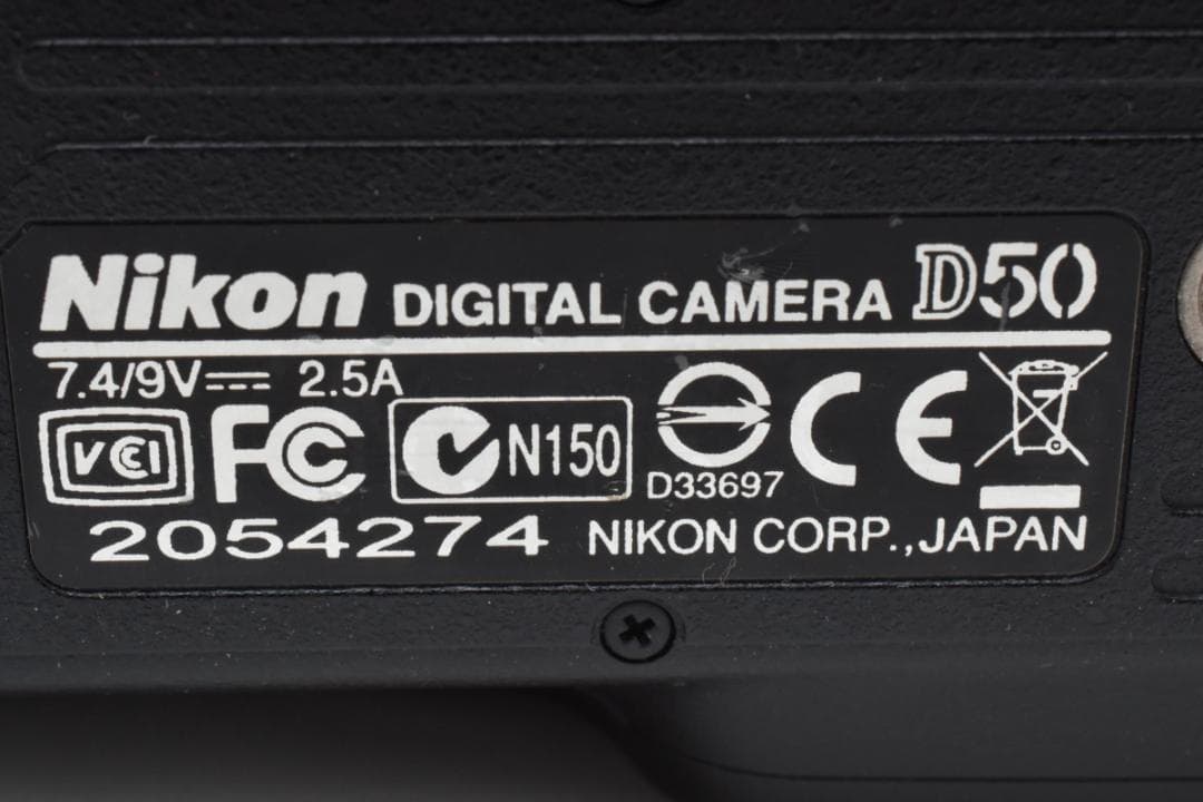 ★撮影枚数6,063枚・美品★Nikon ニコン D50 ボディ #21599