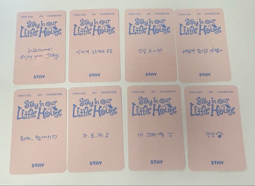 straykids fanmeeting ペンミ トレカコンプ4/4入場特典