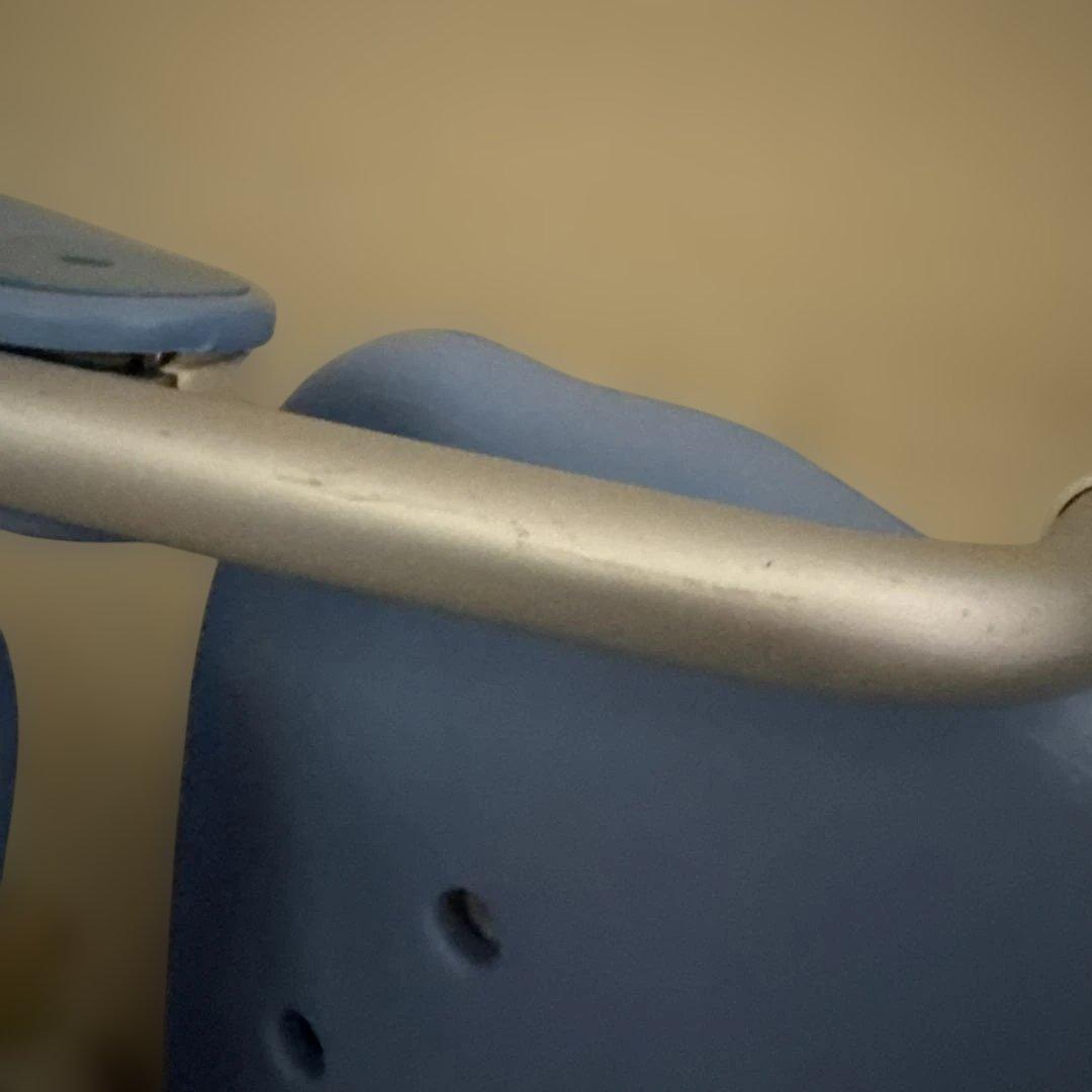 Panasonic 青い折りたたみ介護用風呂椅子