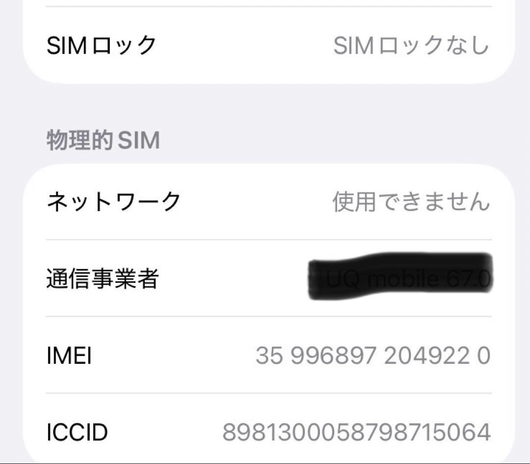 iPhone SE (第3世代) 128 GB SIMフリー美品・付属品未使用