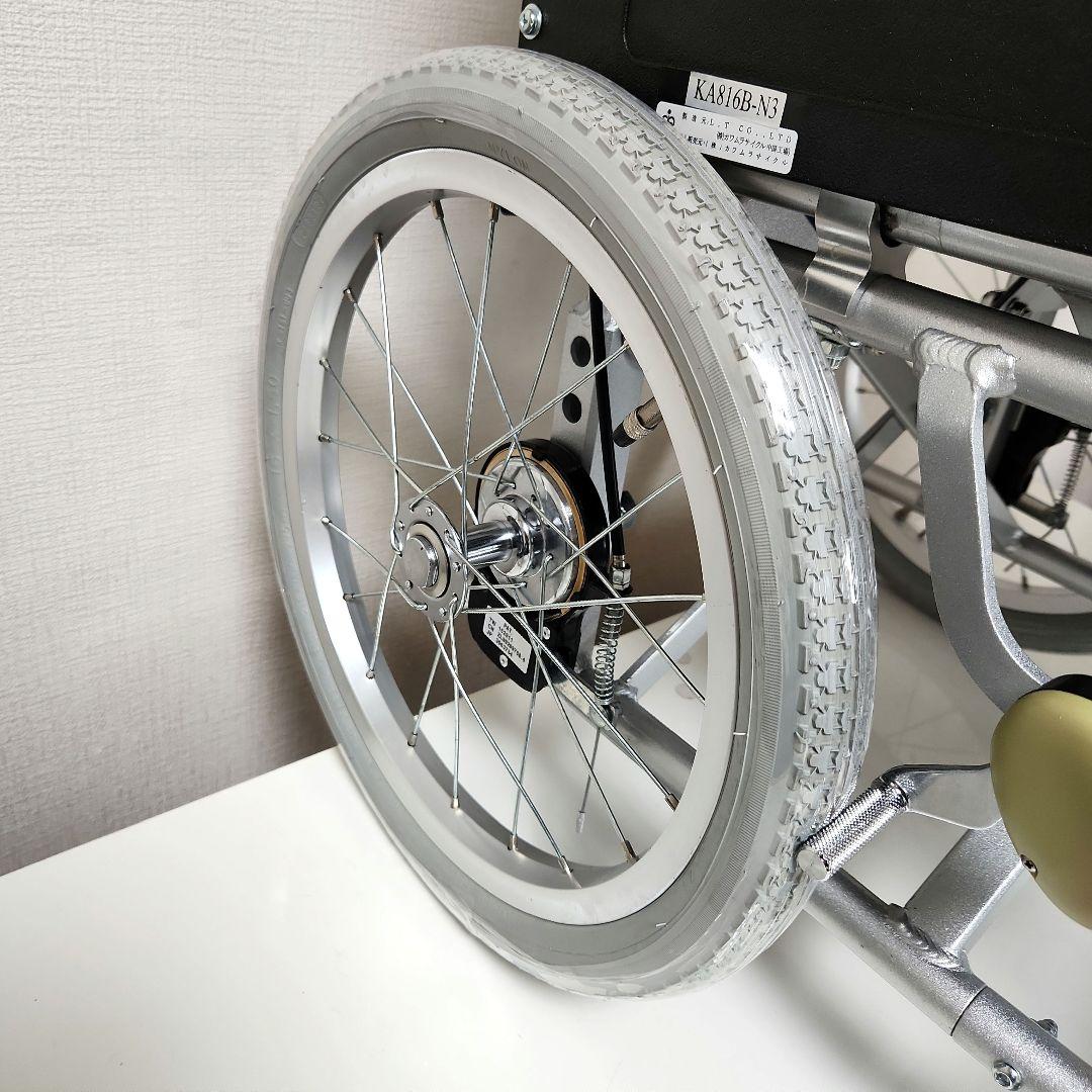 カワムラサイクル　介助用　多機能　車椅子　KA816B