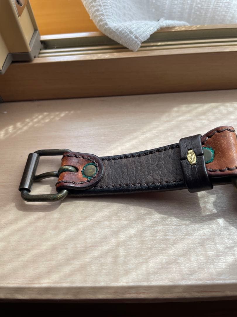 深海のような、ハンドメイド　日本製腕時計(男女兼用)