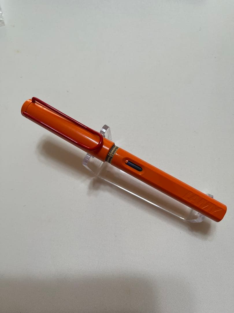 新品★2004年限定★LAMY ラミー　サファリ　オレンジ✖️レッドグリップ