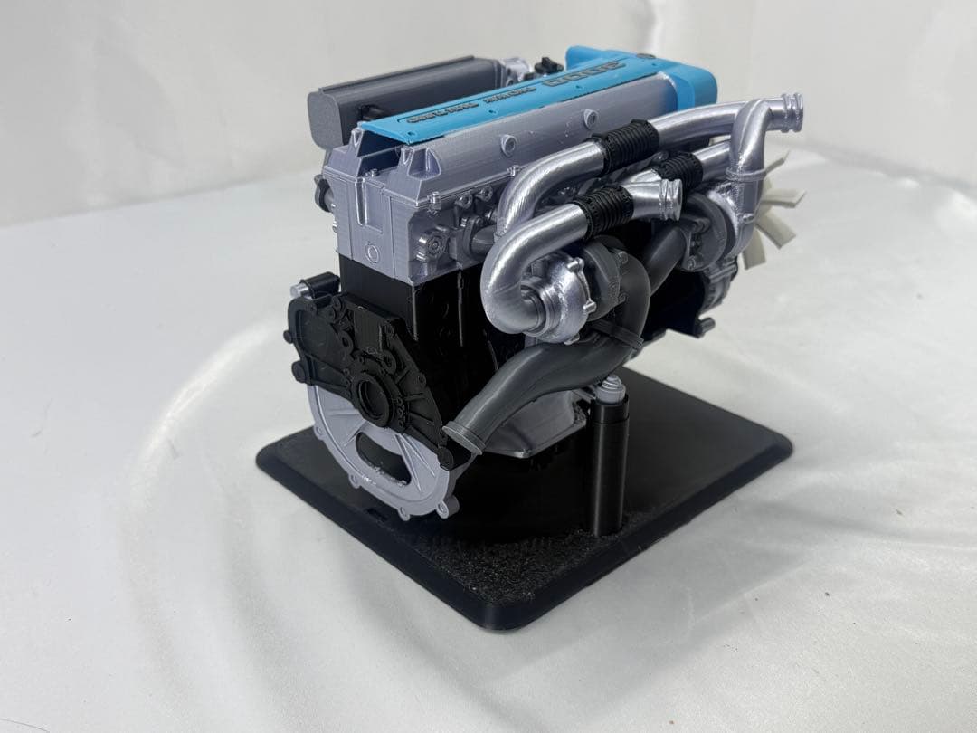 スープラ　2JZ-GTE エンジン　オブジェ　3Dプリンター製造