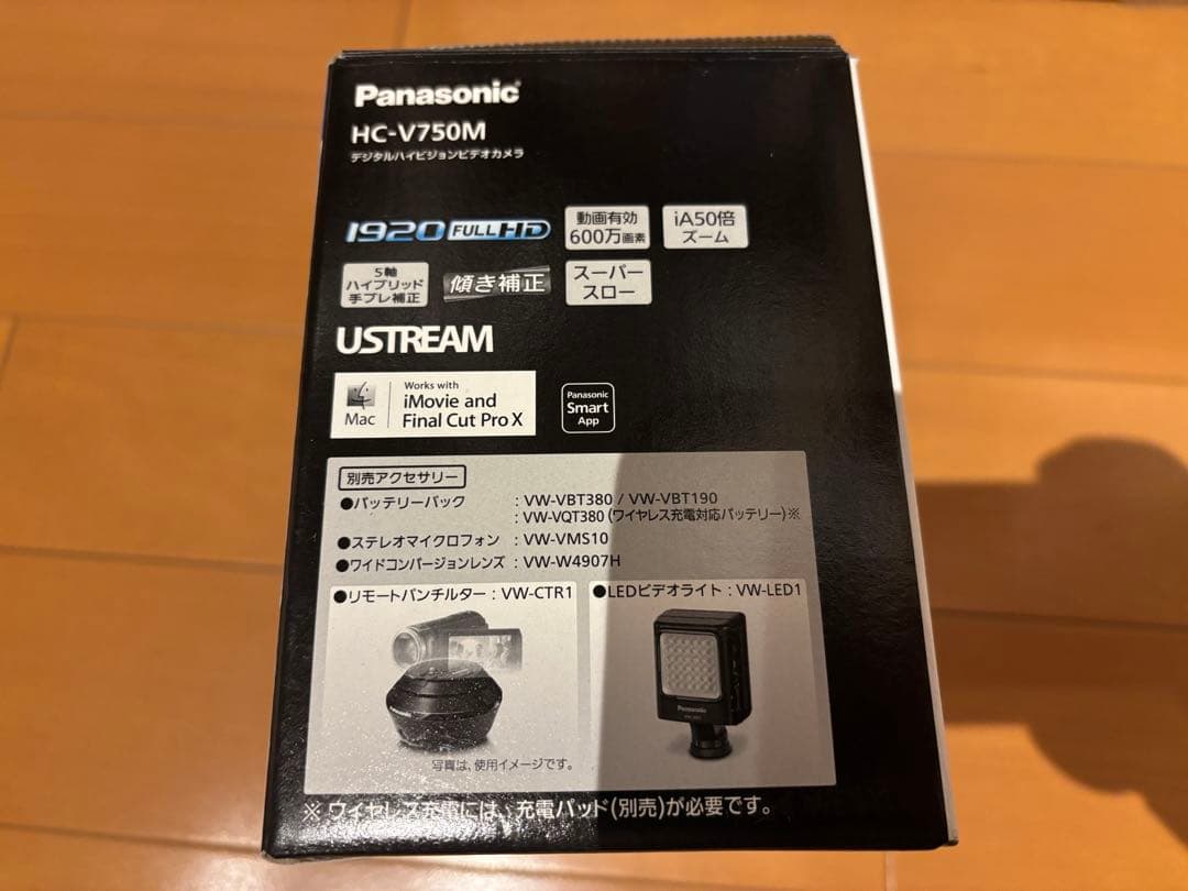 Panasonic HC-V750M ビデオカメラ 本体