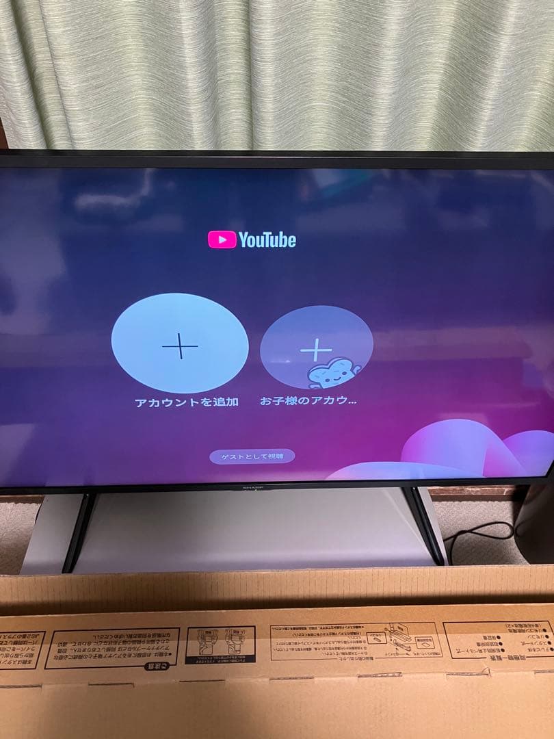SHARP AQUOS 4T-C42DJ1 42V型 4K液晶テレビ2023年製