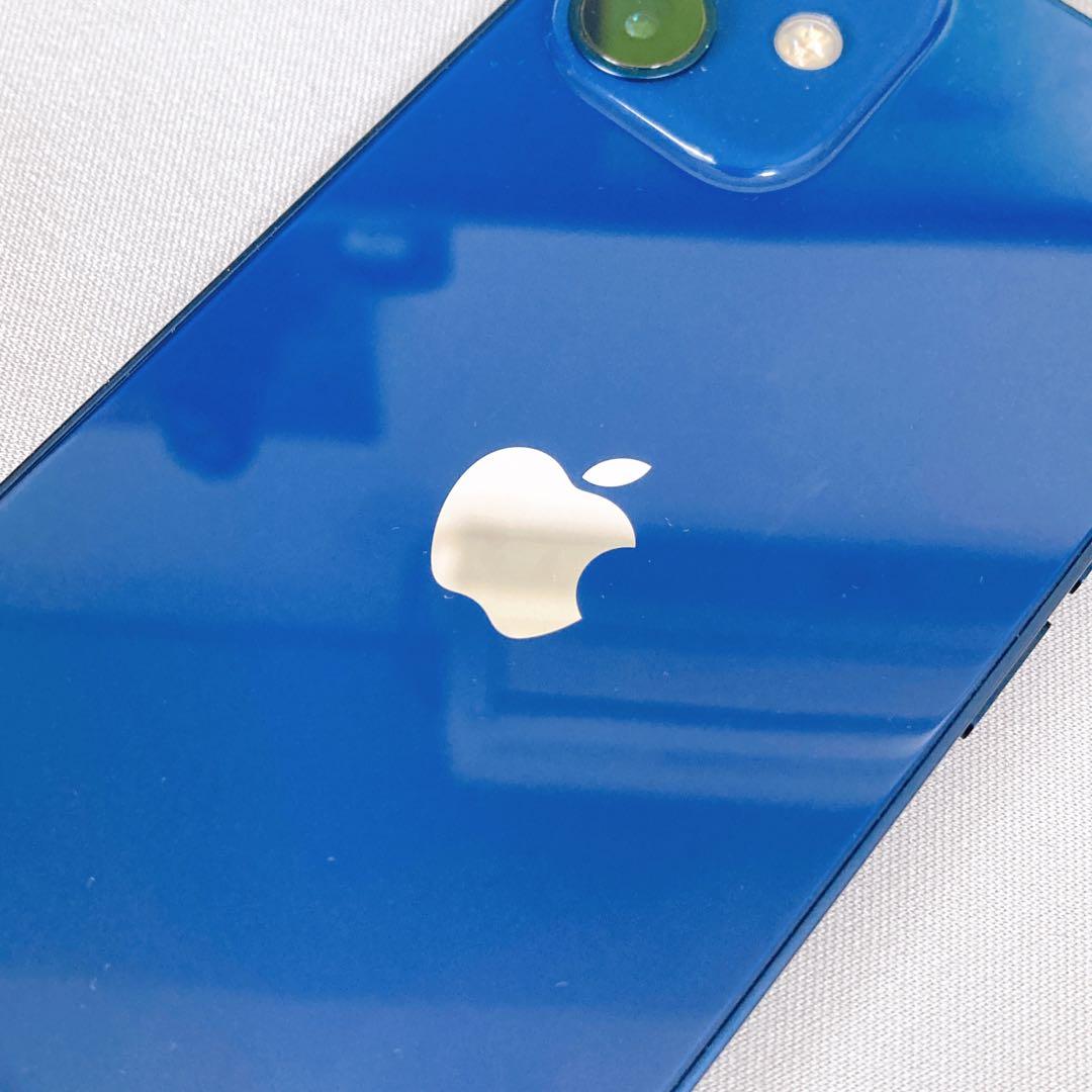 iPhone12mini 64GB ブルー アイフォン ガラスフィルム付き